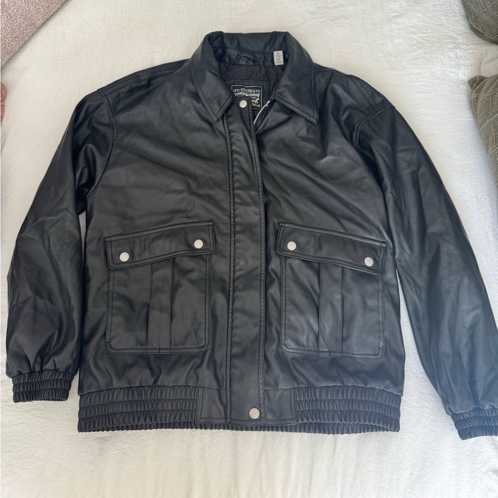 Levi’s Black Leather Jacket